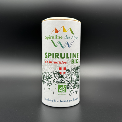 Boite de 100g de spiruline BIO en brindilles