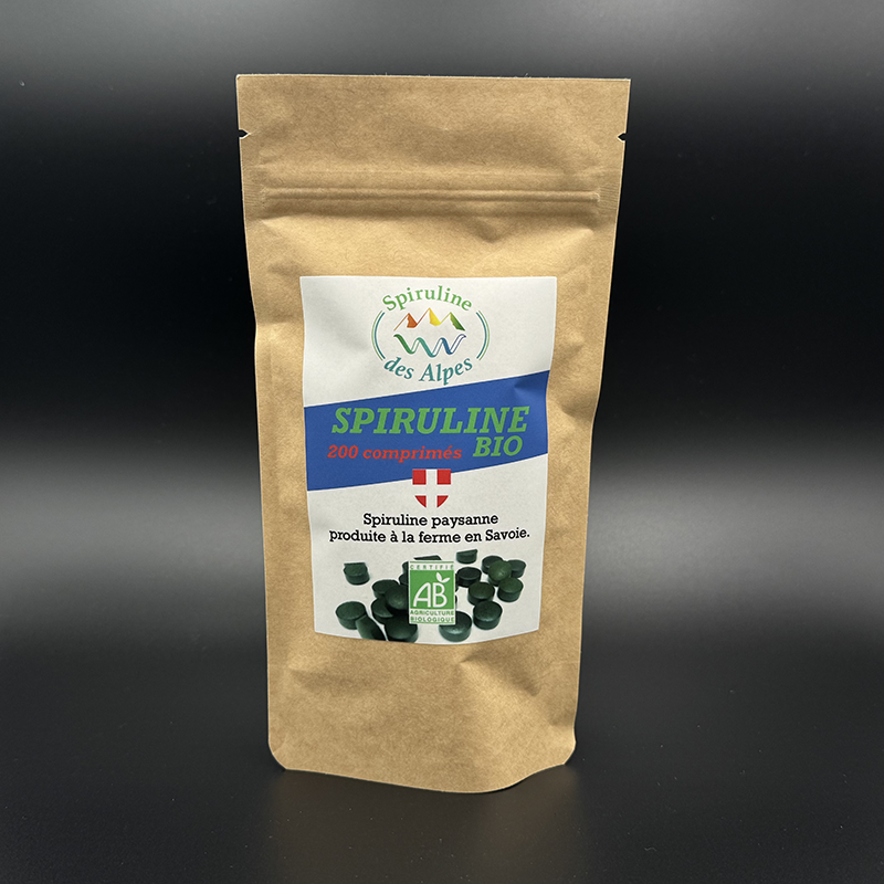 Spiruline BIO 200 comprimés ( 100gr)